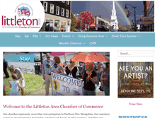 Tablet Screenshot of littletonareachamber.com